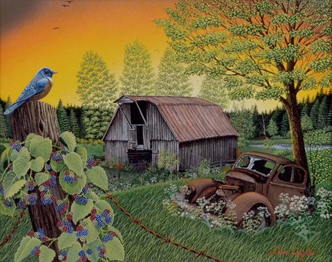 Framed Time Gone By Print