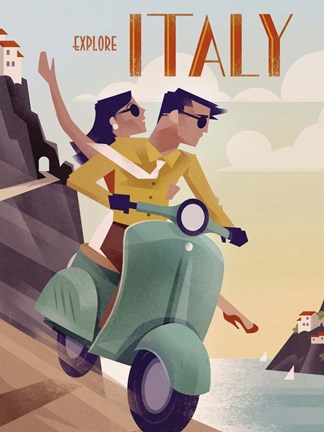 Framed Italy Print