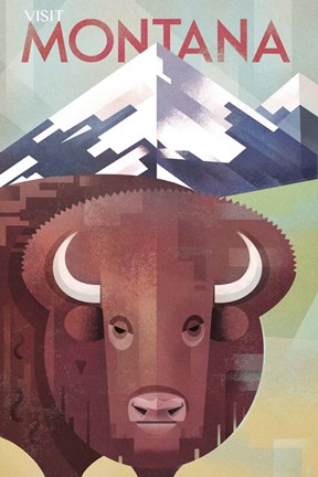 Framed Montana Print