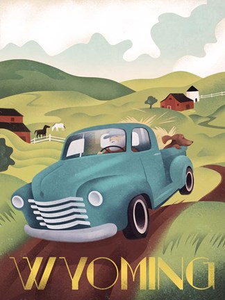 Framed Wyoming Print