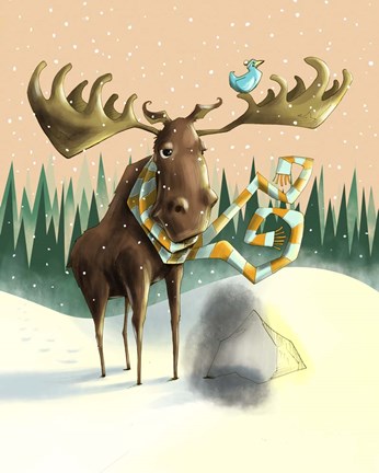 Framed Moosin Around Print