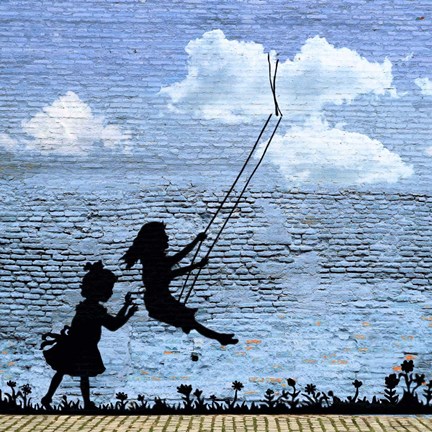 Framed Play Free (detail) Print