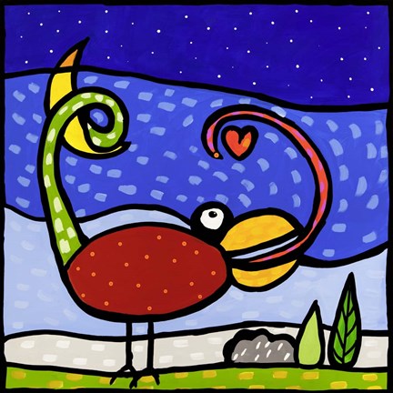 Framed Kama-Leo Print