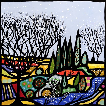 Framed L'allegro Ruscello Print