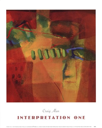 Framed Interpretation One Print