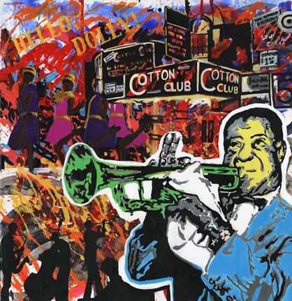 Framed King Of Jazz Print