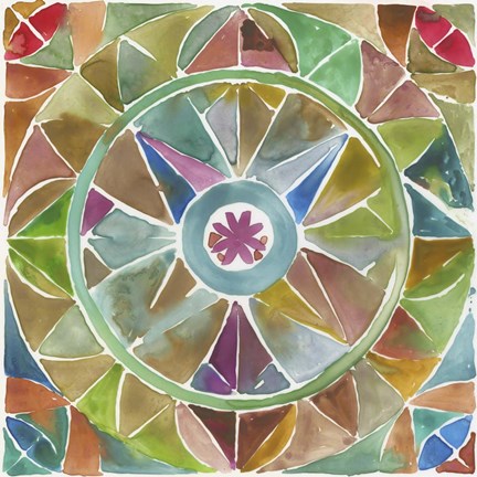 Framed Tessellation I Print