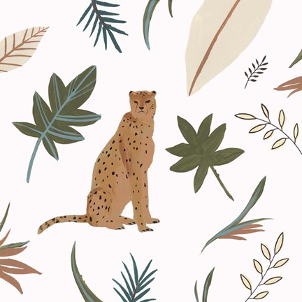 Framed African Cheetah I Print