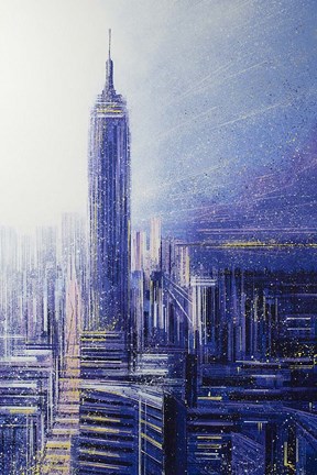 Framed New York City Blues Print