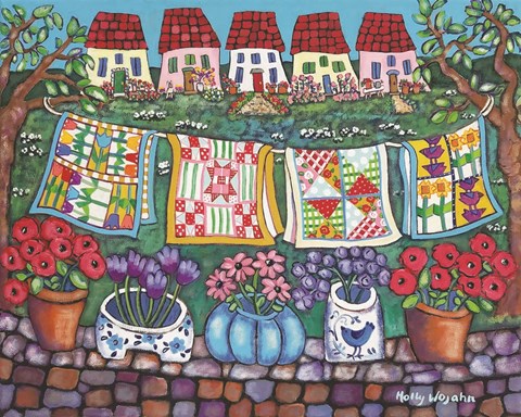 Framed Quilts Print