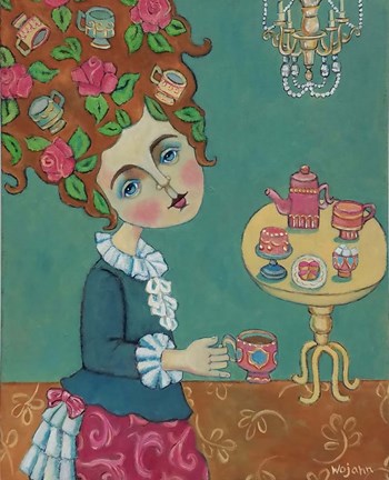 Framed Tea For Marie; Antoinette That Is Print