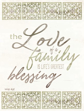 Framed Love of a Family Print