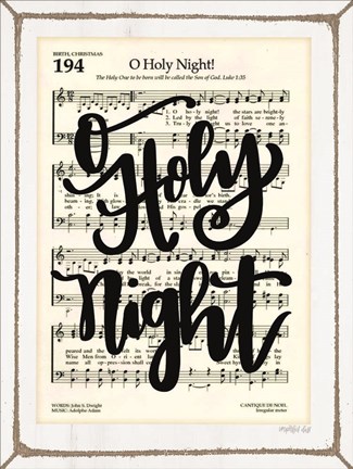 Framed O Holy Night Print
