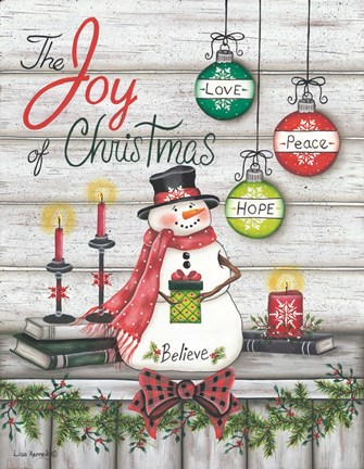 Framed Joy of Christmas Print
