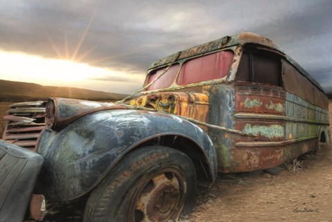 Framed Catch a Ride Print