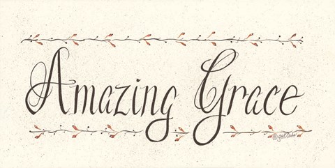 Framed Amazing Grace Print