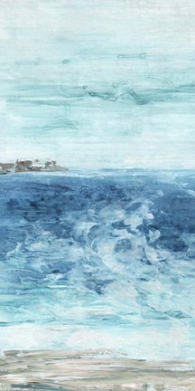 Framed Crashing Waves II Print