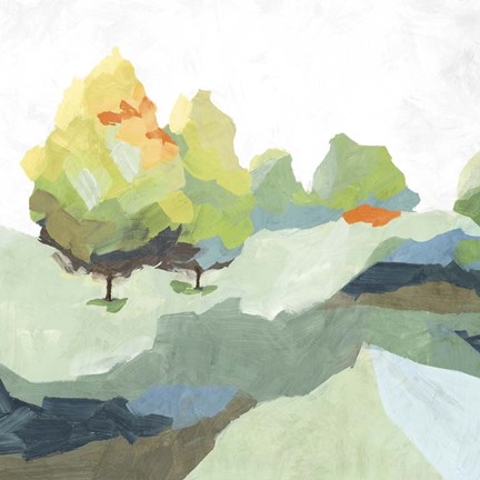 Framed Blocked II Print