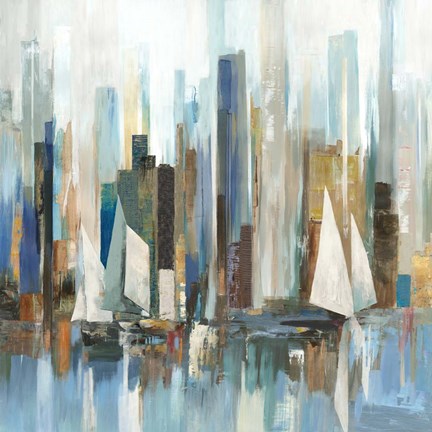 Framed Regatta I Print