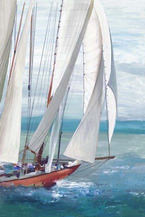 Framed Single Sail I Print