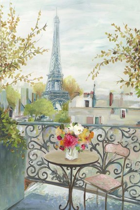 Framed Paris at Noon Print