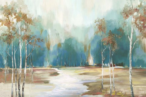 Framed Pathway to the Forest Print