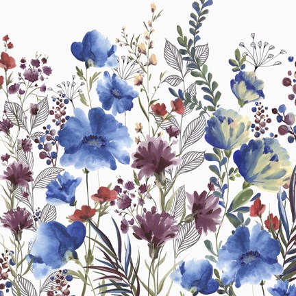 Framed Willowherb II Print