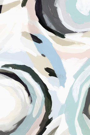 Framed Blue Galore I Print