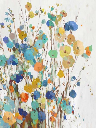 Framed Spring Garden I Print