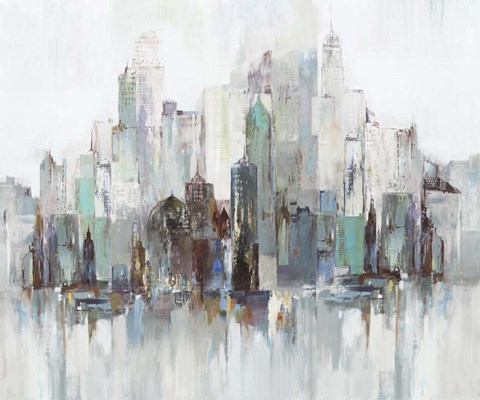 Framed City Escape II Print