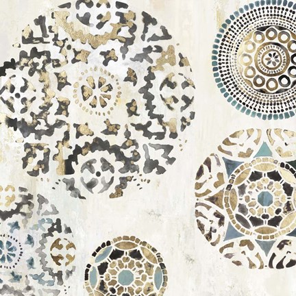 Framed Rounded I Print