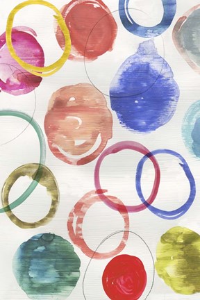 Framed Ringlets II Print