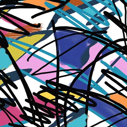 Framed Abstract D Print