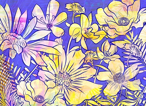 Framed Flower Meadow Print