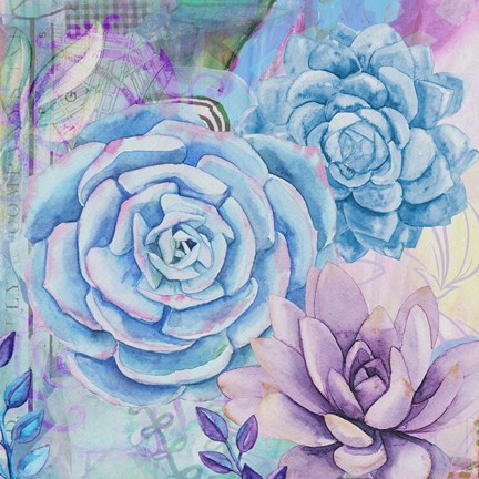 Framed Lety&#39;s Lovely Garden 2 Print