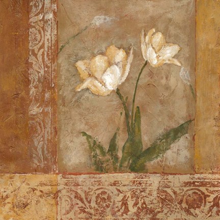 Framed Morning Floral II Print