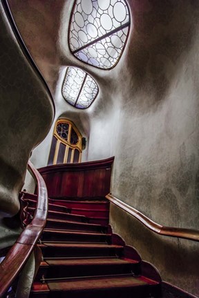 Framed Barcelona hallway Print