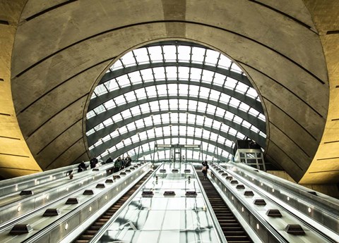 Framed London Metro 2 Print