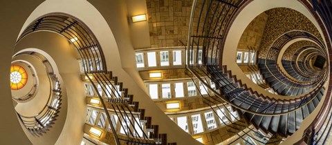 Framed Hamburg Staircase Print