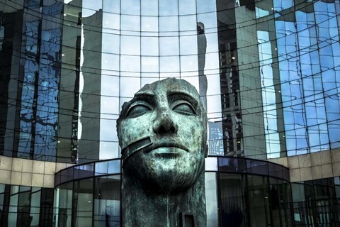 Framed La Defense Paris 2 Print