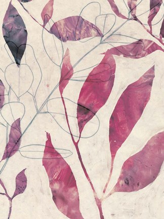 Framed Between the Leaves II Print