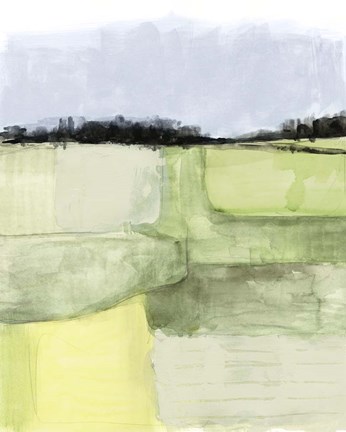 Framed Pale Vista II Print