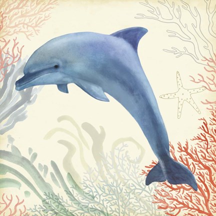 Framed Underwater Whimsy II Print