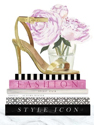 Framed Get Glam I Print