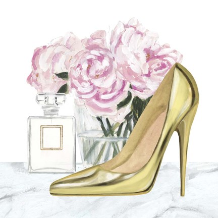 Framed Get Glam VIII Print