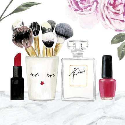 Framed Get Glam X Print