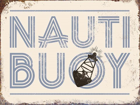 Framed Punny Nautical V Print