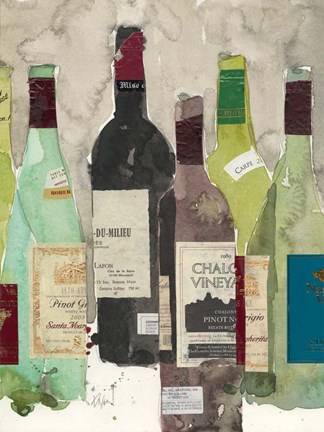 Framed Red or White I Print