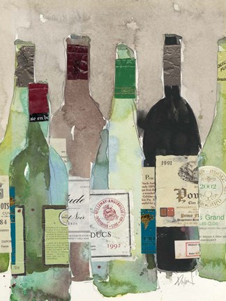 Framed Red or White II Print