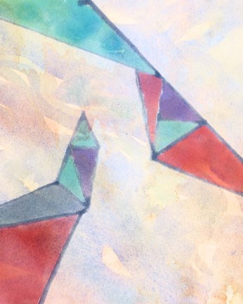 Framed Lucent Shards III Print